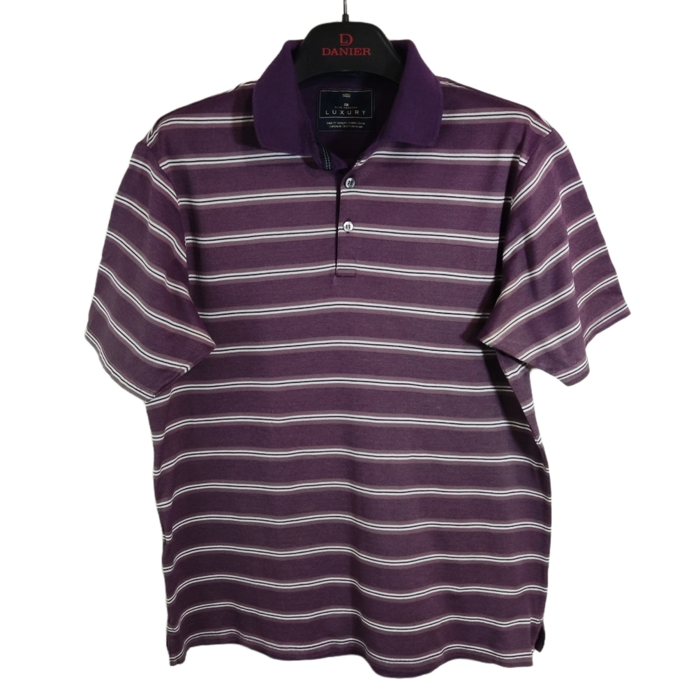 Stripe polo shirt